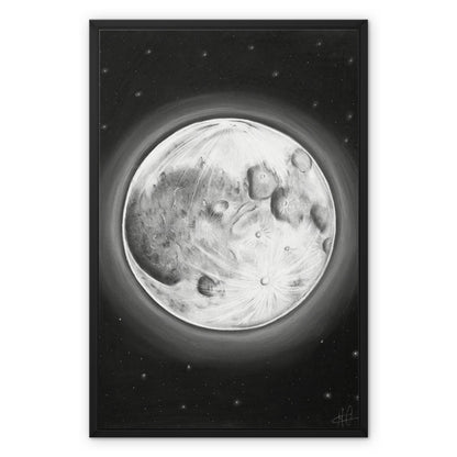 Framed Canvas | Moon