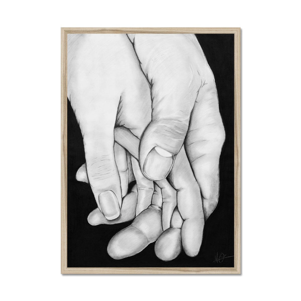 Framed Print | Hands