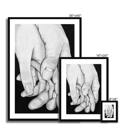 Framed & Mounted Print | Hands