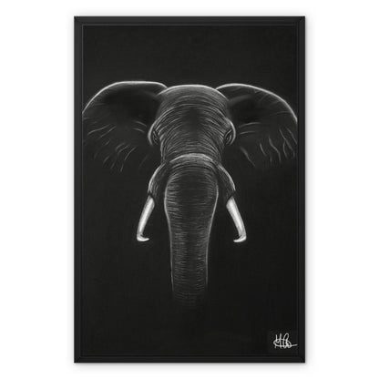 Leinwand Gerahmt |  Elefant