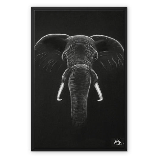 Framed Canvas | Elephant